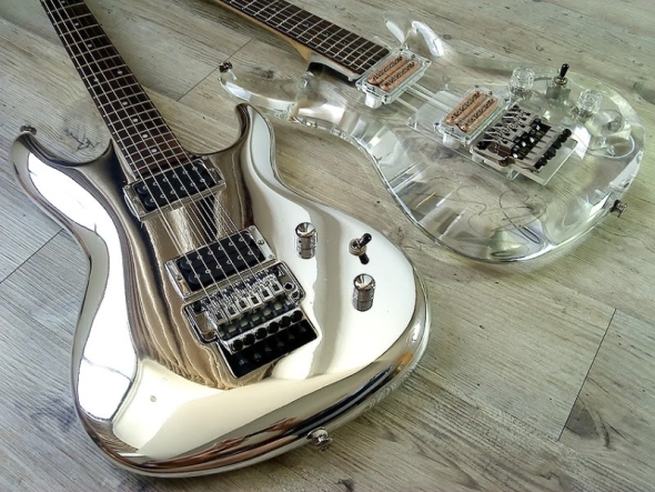 Ibanez JS10 Chromeboy and Crystal